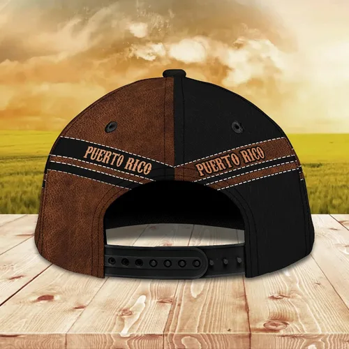 Vista 4 de Gorra personalizada de Puerto Rico, sombreros Snapback de Puerto Rico para hombres y mujeres, regalos para los amantes de Puerto Rico