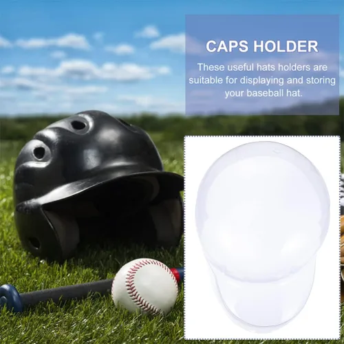 Vista 3 de Garneck Soporte de escritorio 12 piezas de plástico para sombrero, insertos de gorras de béisbol, forro de sombrero de Snapback, soporte