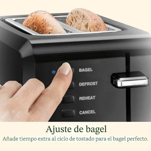 Vista 3 de Cuisinart Tostadora compacta, 7 ajustes de sombra, capacidad de 2 rebanadas