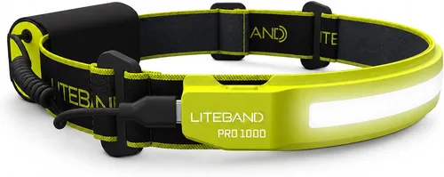 Vista 11 de Liteband PRO - Linterna frontal personal ajustable de haz ancho de la serie 1000, iluminación de 210°, funciona con pilas, se adapta a sombreros