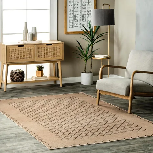 Vista 33 de nuLOOM Alfombra de Área Easy-Jute de 5' x 8', Lavable a Máquina, Antideslizante, para Sala de Estar, Dormitorio, Habitación de Niños, Guardería