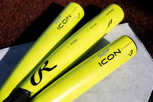 Vista 4 de Rawlings Bate de béisbol ICON BBBCOR -3 Drop 2 Pc. compuesto