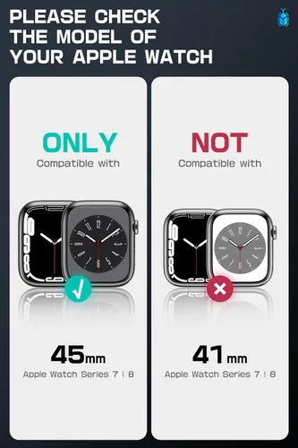 Vista 3 de SUPCASE Paquete para Apple Watch Series 8/7 [1.772 in]