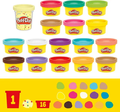 Vista 8 de Calendario de Adviento de Play-Doh para niños, 14 días hasta el cumpleaños, vacaciones, fiesta, regreso a clases, más, actividades sorpresa de arte