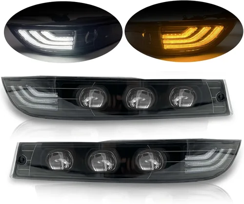 Vista 17 de Fog Lights Compatible With 2013 2014 2015 Ford Explorer Front Bumper Driving Lamp Assembly Clear Lens