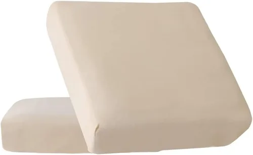 Vista 12 de HOOBUY Funda de cojín impermeable para sofá de 3 piezas, elástica, protector de muebles con elástico, adecuado para sofás de 3 plazas (3, beige)