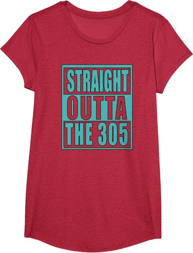 Vista 23 de Miami Straight Outta The 305 Funny South Florida Fan - Camiseta