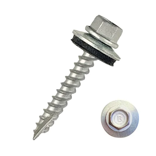 Vista 12 de EAGLE 1 Tornillos para Techos de Metal #10 - Tornillos Autorroscantes con Cabeza Hexagonal Pintada y Arandela de Goma EDPM para Metal a Madera