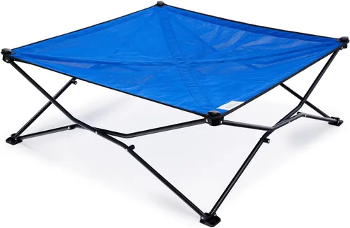 Vista 24 de Coolaroo On-The-Go Cama Elevada para Perros - Cama Plegable Emergente de Viaje para Perros con Tela Transpirable, Resistente a la Humedad, Bolsa