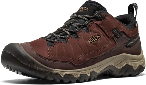 Vista 11 de KEEN Targhee 4 - Zapatos de senderismo impermeables para hombre Tortuga marina/nuez tostada
