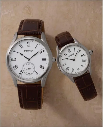 Vista 3 de Seiko Reloj de cuarzo unisex para adultos, no aplica archivo, Multicolorido, Correa