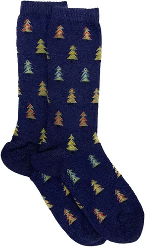 Vista 4 de Warrior Alpaca - Calcetines navideños de alpaca para bebé