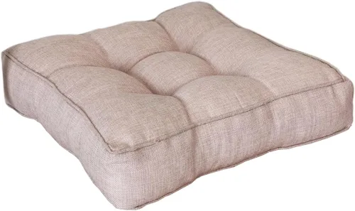 Vista 23 de Cojín cuadrado sólido de 16 pulgadas para silla, estilo tatami, cojín antideslizante y grueso, tapete suave para silla de oficina, cocina, comedor