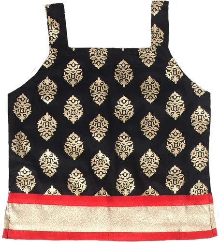 Vista 2 de Chandrakala Kids Lehenga Choli Set for Girls (KL101-P)