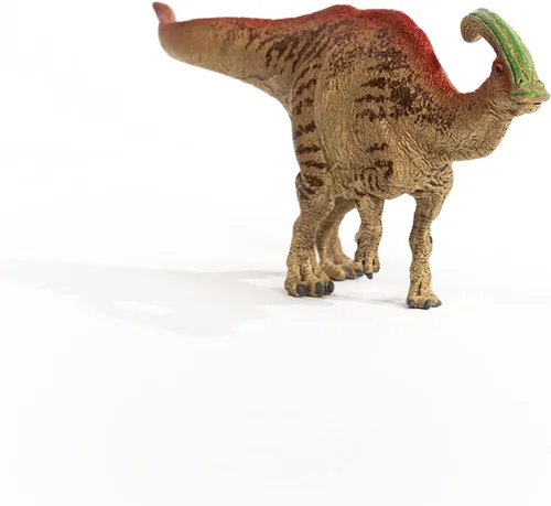 Vista 4 de Schleich Dinosaurios, juguetes de dinosaurios grandes para niños y niñas, figura de juguete realista de parasaurolophus, a partir de 4 años
