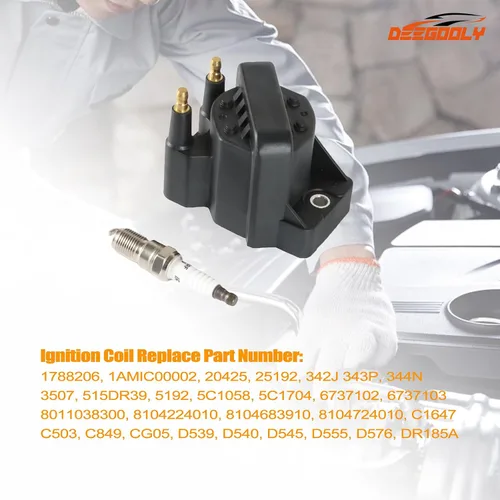 Vista 3 de Paquete de 3 bobinas de encendido DR39 y 6 bujías de iridio compatibles con Buick para Cadillac para Chevrolet para Oldsmobile Pontiac Allure