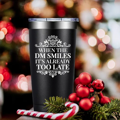 Vista 9 de Regalos de Dungeons and Dragons - Regalos para Dungeon Master - Regalo de Navidad para Dungeon Master D&d Dnd Dm Rpg Fans - Vaso Dnd de 20oz