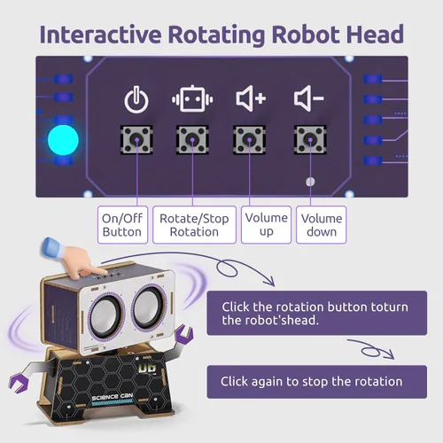 Vista 5 de Science Can - Kit de construcción de altavoces Bluetooth para bricolaje