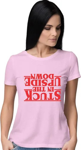 Vista 27 de Go All Out Camiseta para mujer Stuck in The Upside Down