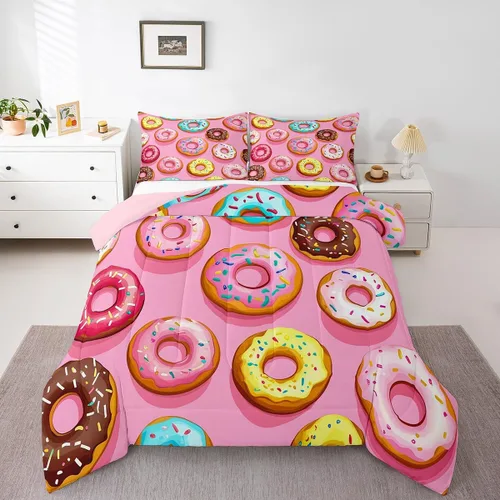 Vista 190 de Erosebridal Juego de edredón de hojas de cannabis, juego de ropa de cama de marihuana con estampado colorido de plantas, decoración bohemia de 2
