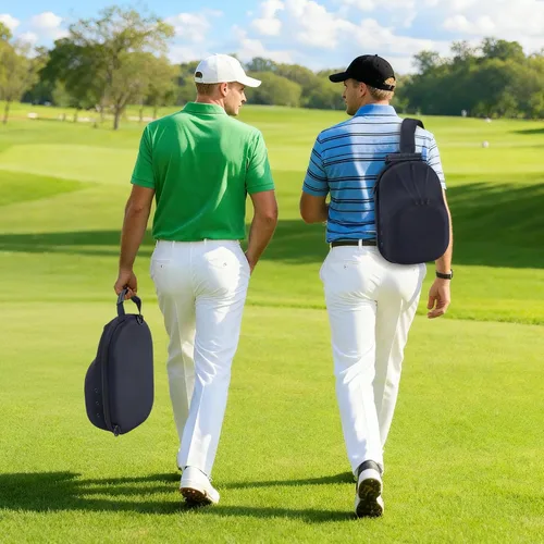 Vista 5 de ProCase Estuche Rígido de Viaje para Sombreros, Bolsa de Almacenamiento Portadora de Sombreros para 5-6 Gorras de Béisbol, Organizador de Sombreros
