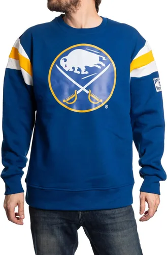 Vista 7 de Calhoun NHL Surf & Skate Varsity - Sudadera de cuello redondo para hombre, estilo retro, colección Coastal