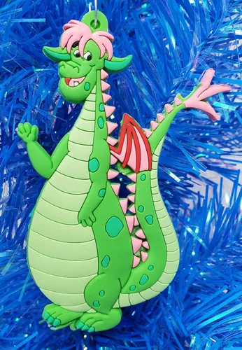 Vista 2 de Pete's Dragon Puff The Magic Dragon Adorno (diseño único inastillable)