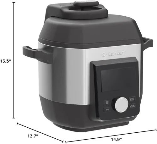 Vista 5 de Cuisinart CPC-900 Multicooker de alta presión de 6 cuartos de galón
