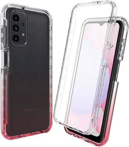 Vista 64 de Funda para Google Pixel 6A, funda a prueba de golpes con protector de pantalla para Google Pixel 6A 5G G1AZG GX7AS GB62Z GB17L, color negro