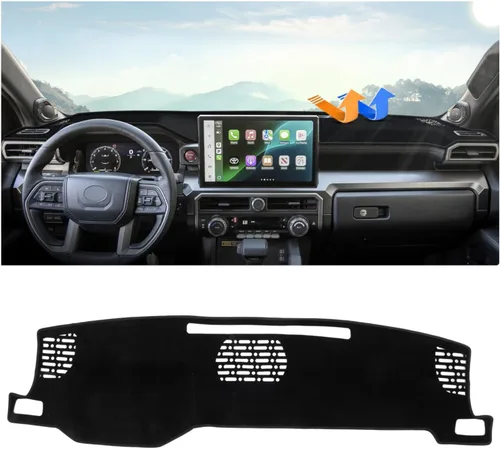 Vista 89 de Autorder Alfombrilla de cubierta de tablero para Toyota 4Runner 2003 2004 2005 2006 2007 2008 2009 Accesorios Cubierta de tablero de terciopelo