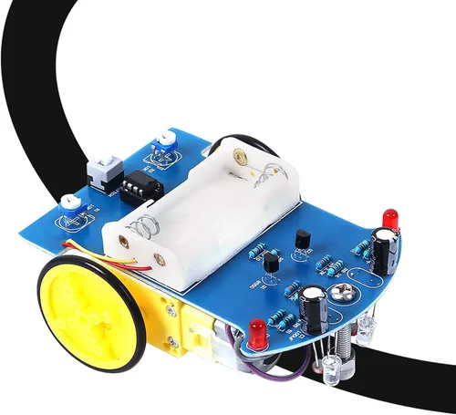 Vista 8 de WHDTS kit de manualidades para construir auto de monitoreo inteligente D2-5, para competencias escolares.