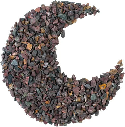 Vista 5 de ZAICUS Chips de cristal rojo de ojo de tigre a granel, regalo de San Valentín, cristal curativo natural de forma irregular, piedra triturada Reik