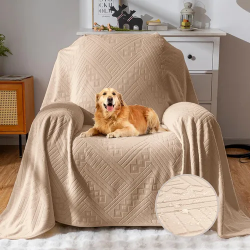 Vista 20 de Funda impermeable para silla reclinable, lavable de terciopelo de doble cara y patrón reversible, para sofá, cama, automóvil y sofá, protección