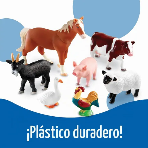 Vista 5 de Learning Resources, Juguetes de animales de granja gigantes, Multicolor