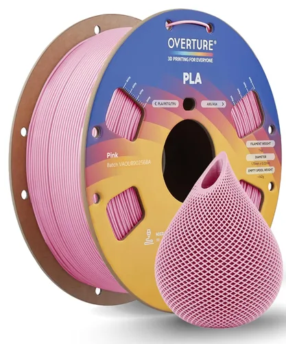 Vista 23 de OVERTURE Paquete de 10 filamentos PLA de 0.069 lbs (0.069 in), filamento de impresora 3D de herido ordenado, paquete de 10 bobinas de 2.2 libras
