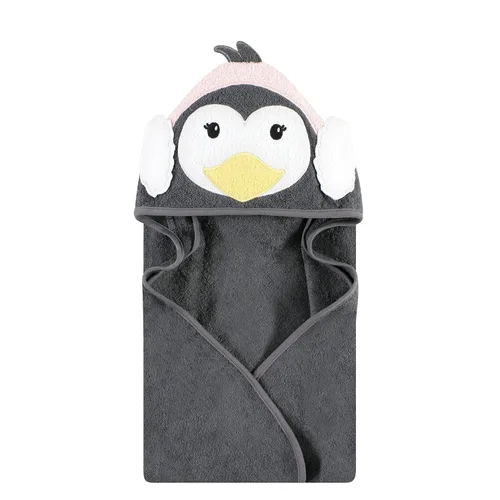 Vista 93 de Hudson Baby Toalla con capucha unisex de algodón con cara de animal para bebé, cocodrilo, talla única