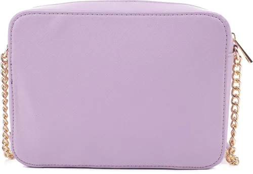 Vista 4 de EVVE Saffiano - Bolso cruzado para mujer, con cadena y correa de cuero