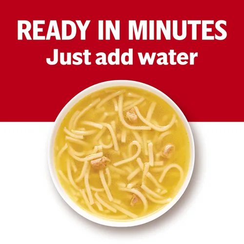 Vista 5 de Sopa condensada de fideos con pollo saludable para el corazón Campbell's, lata de 10.75 oz