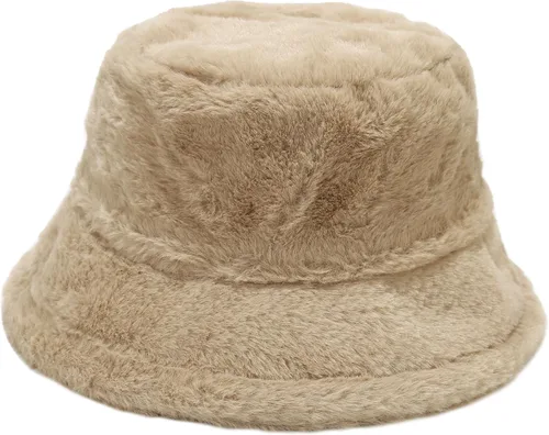 Vista 23 de Sombrero de cubo esponjoso de invierno mullido de piel peluda sombreros de pescador de piel sintética de felpa sombrero cálido para mujer