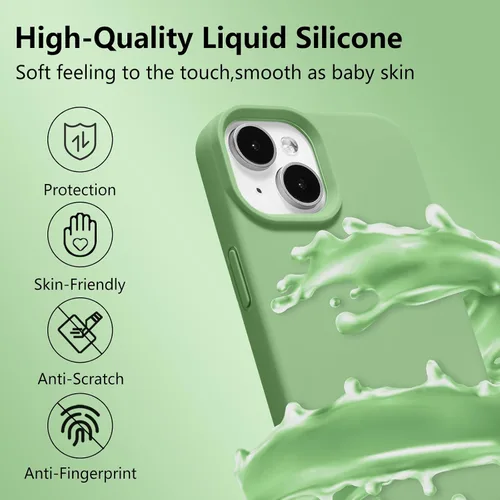 Vista 93 de Funda magnética de silicona para iPhone 13 Pro, color blanco antiguo [Compatible con Magsafe] [Forro de microfibra suave antiarañazos], funda