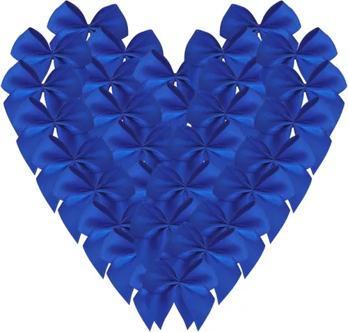 Vista 17 de 50 mini lazos de 1 pulgada para manualidades, lazos metálicos para manualidades, regalo, álbumes de recortes (C.Dorado)