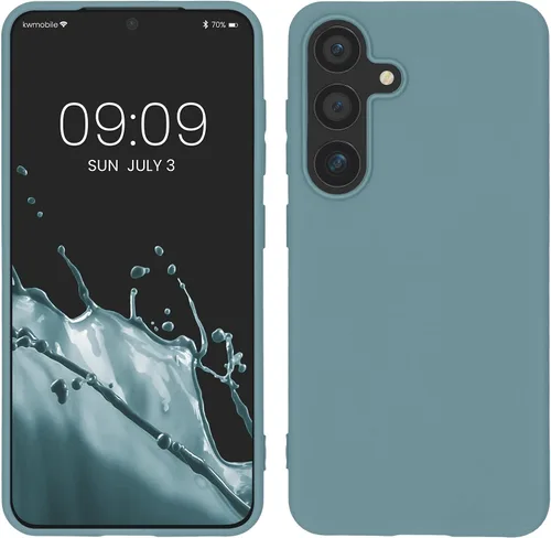 Vista 49 de kwmobile Funda compatible con Samsung Galaxy S23 - Funda protectora de silicona TPU suave y delgada - Piedra antigua