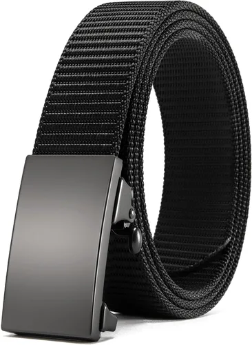 Vista 8 de CHAOREN Ratchet Belts for Men - 31mm Nylon Web Belt for Golf Tactical Work Casual, Adjustable Webbing with Ratcheting Buckle