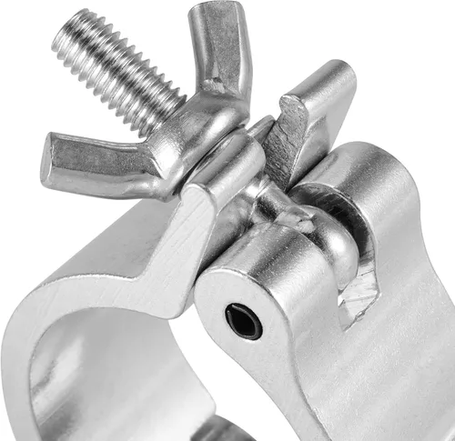 Vista 3 de PINGEUI Paquete de 12 abrazaderas de luz de escenario, abrazadera de iluminación de escenario de aleación de aluminio de 2 pulgadas, abrazadera O