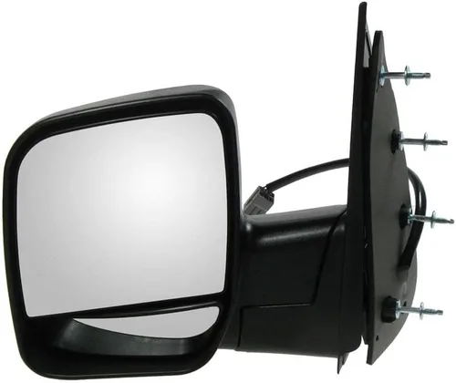 Vista 113 de TRQ Espejo plegable con calefacción eléctrica del lado del conductor con indicador de punto ciego pintura a juego negro liso compatible con Kia
