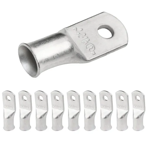 Vista 129 de SELTERM 5 piezas terminales de cable de cobre estañado 1/0 AWG perno de 1/2", extremos de cable de batería, terminales de anillo, conectores