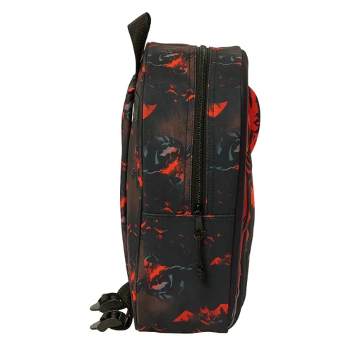 Vista 4 de Mochila Escolar Batman Negro 22 x 27 x 10 cm 3D