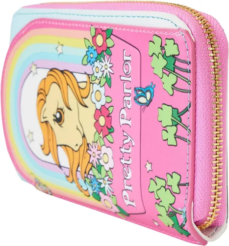 Vista 2 de Loungefly Hasbro My Little Pony - Cartera con cremallera para el 40 aniversario, Multicolor -, Retro Floral