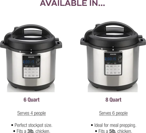 Vista 5 de Zavor LUX Edge 2 Multicooker, 6 cuartos de galón