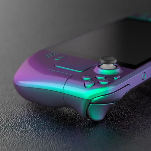 Vista 5 de eXtremeRate - Carcasa de repuesto de bricolaje con juego completo de botones para Steam Deck LCD, carcasa de repuesto personalizada para la parte